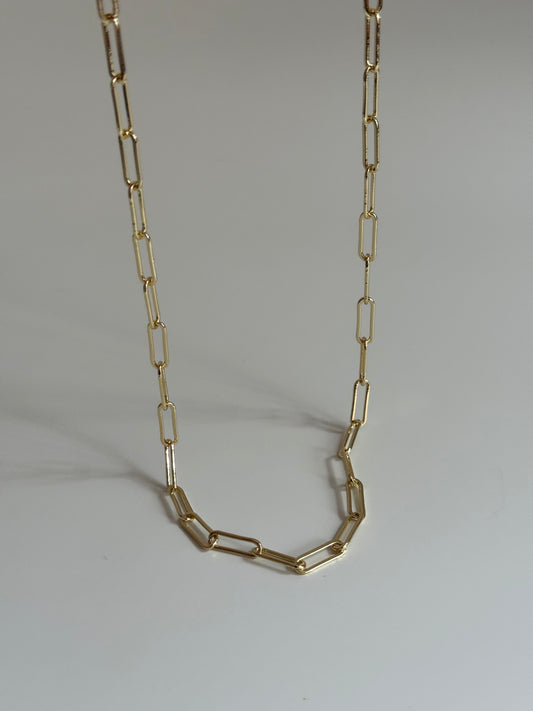 Gold Rengi Kalın Zincir Model Kadın Kolye