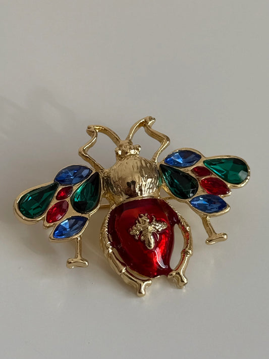 Renkli Arı Broş