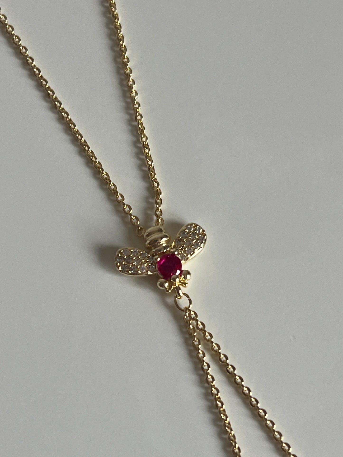 Gold Rengi Pembe Taşlı Kadın Şahmeran