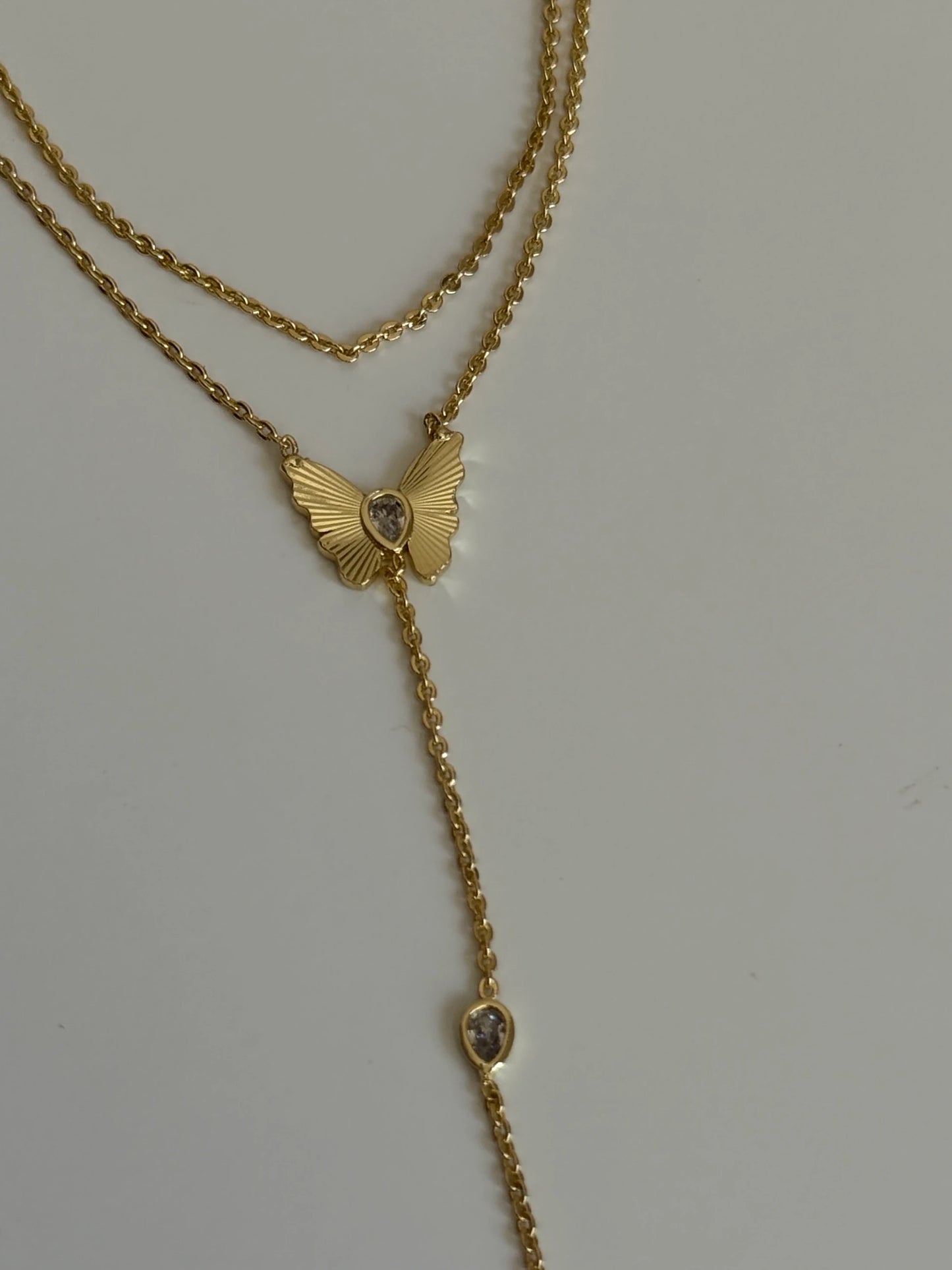 Gold Rengi Kelebek Model Kadın Şahmeran