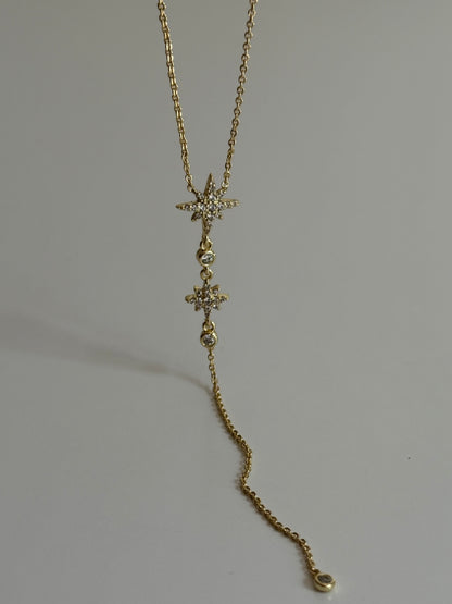 Gold Rengi Kutup Yıldızı Model Y Kolye