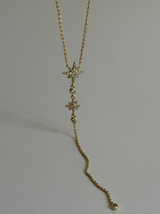 Gold Rengi Kutup Yıldızı Model Y Kolye