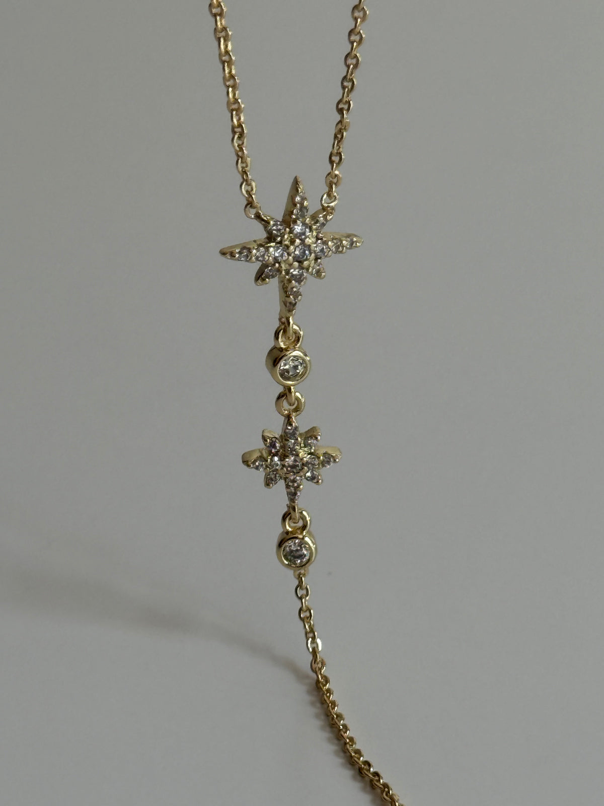 Gold Rengi Kutup Yıldızı Model Y Kolye