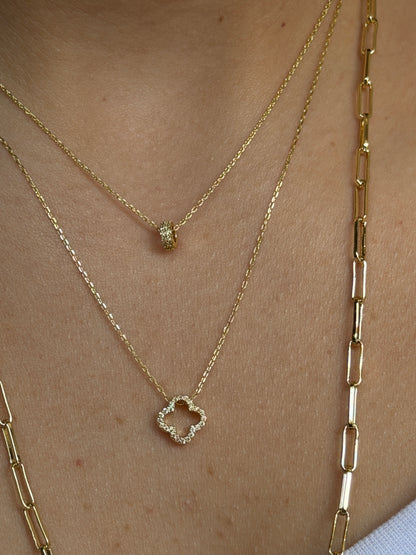 Gold Rengi Kalın Zincir Model Kadın Kolye