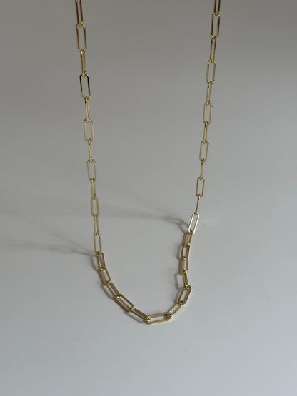 Gold Rengi Kalın Zincir Model Kadın Kolye