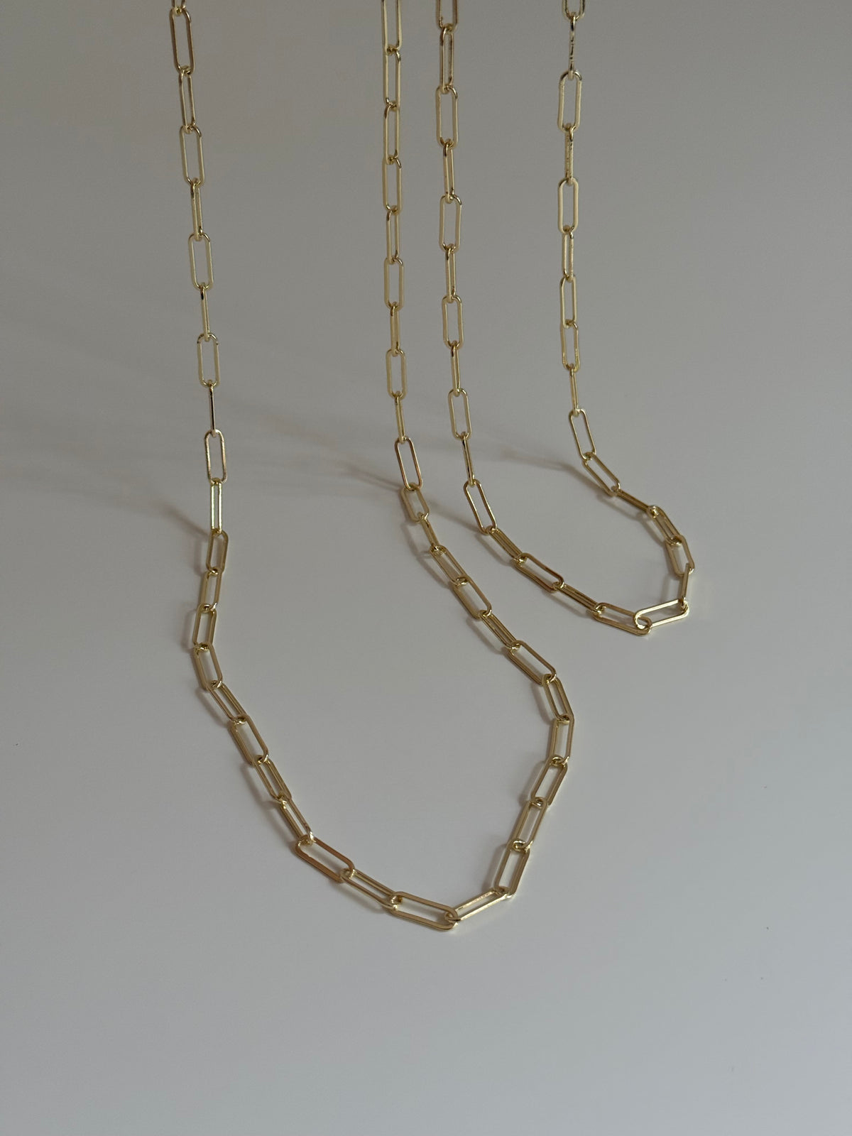 Gold Rengi Kalın Zincir Model Kadın Kolye