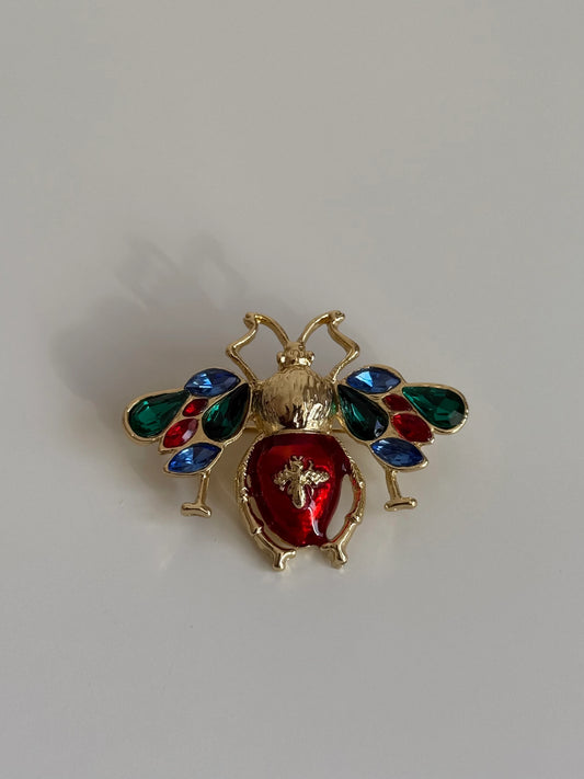 Renkli Arı Broş
