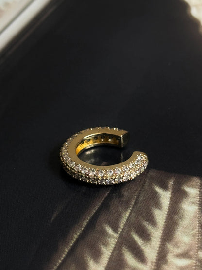 Gold Rengi Taşlı Kıkırdak Kadın Küpe
