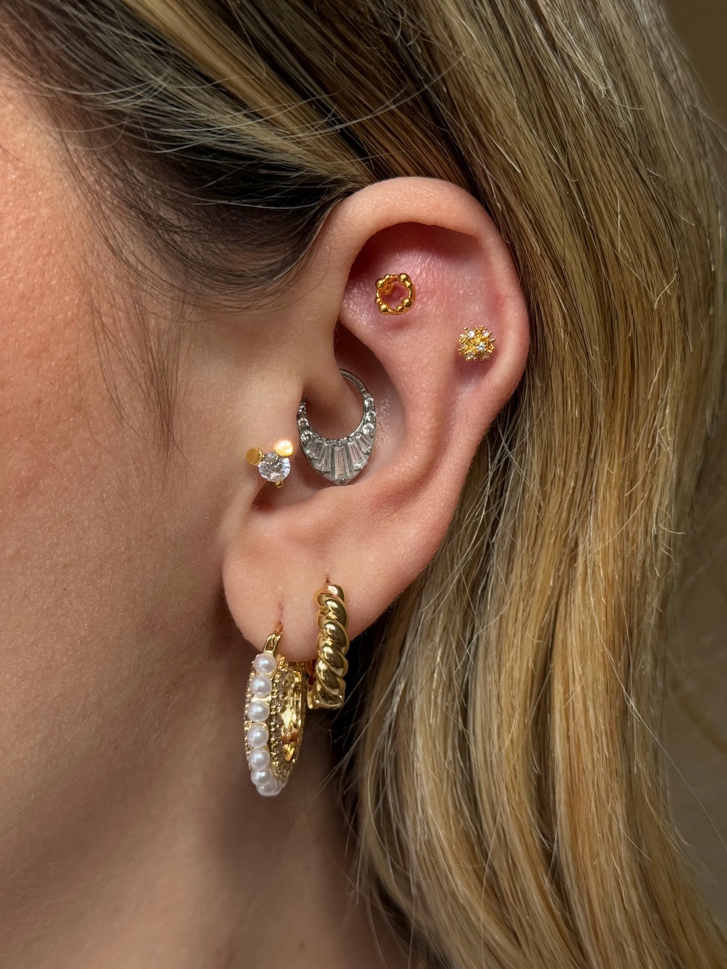 Gold Rengi Piercing