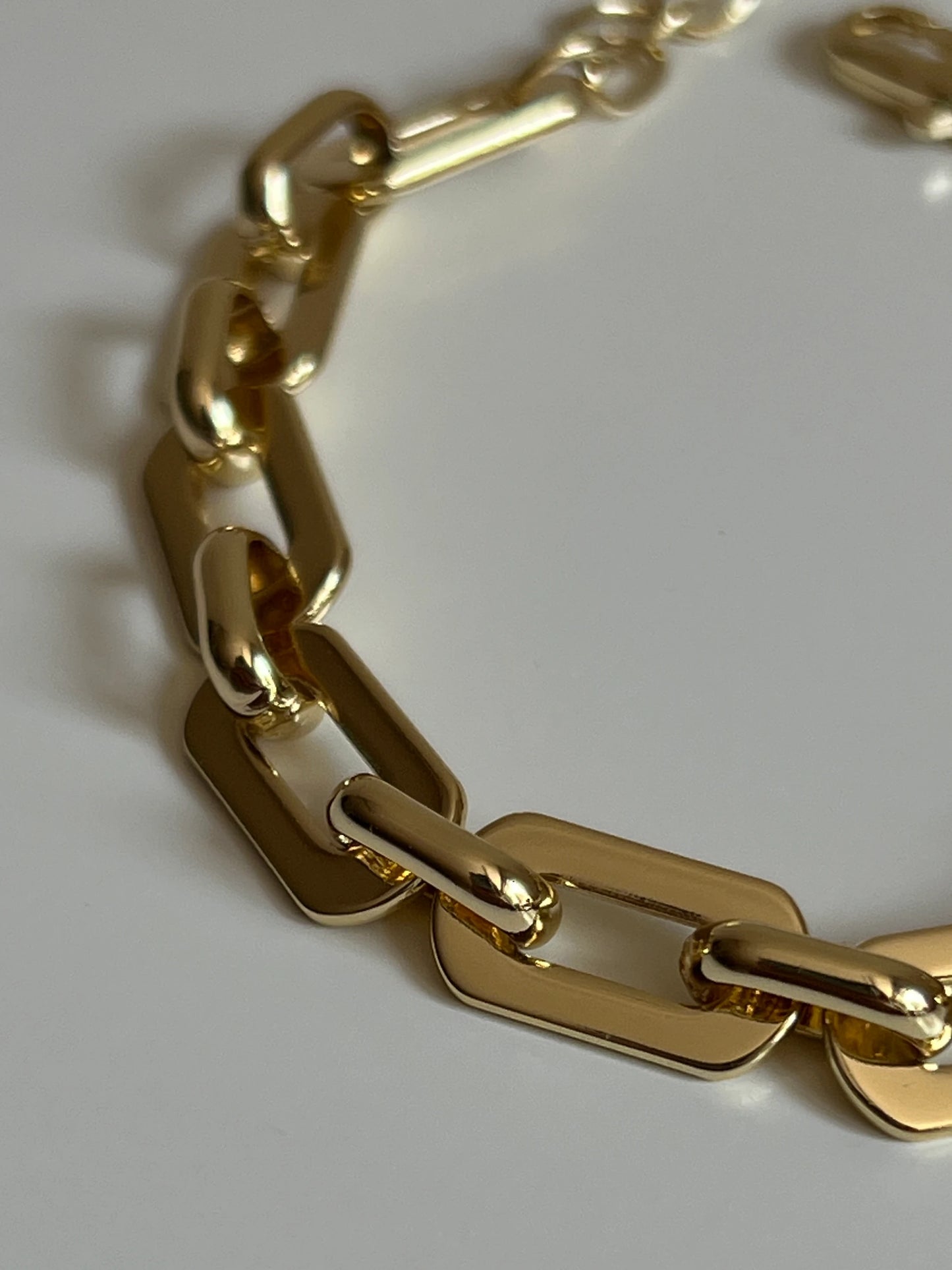 Gold Rengi İç İçe Zincir Model Kadın Bileklik