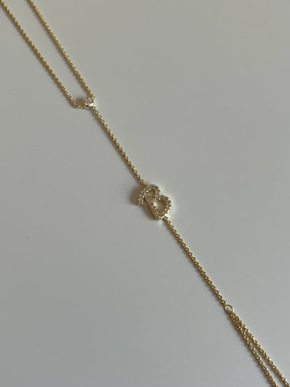 Gold Rengi Zirkon Taşlı Harf Kadın Şahmeran