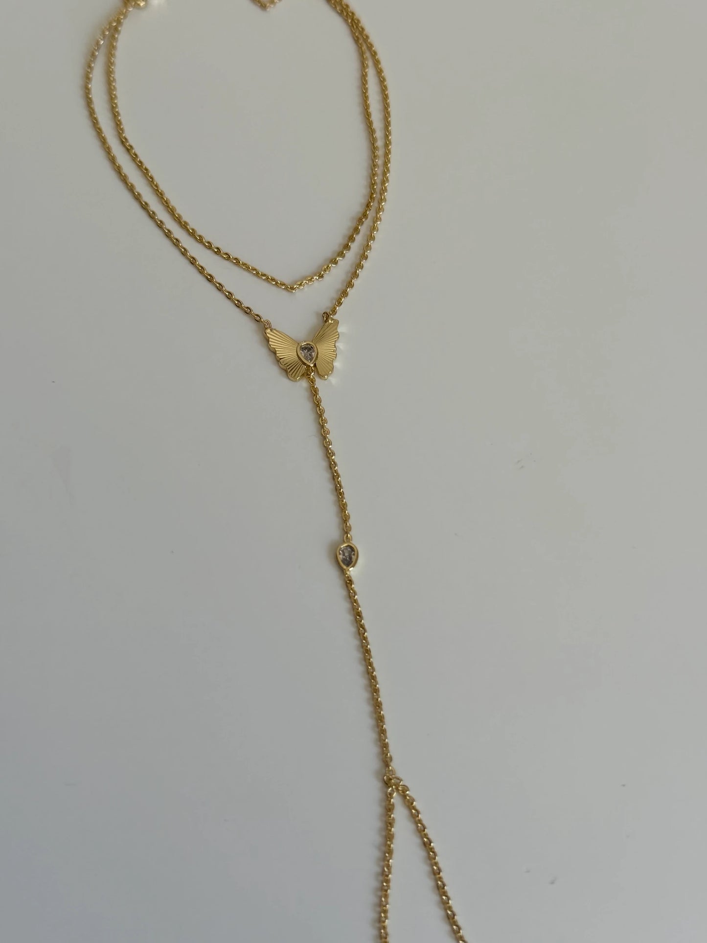 Gold Rengi Kelebek Model Kadın Şahmeran