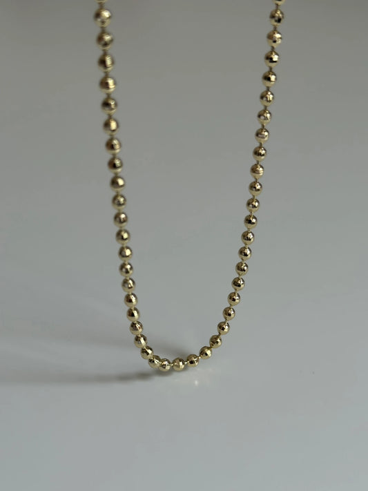 Gold Rengi Top Top Kadın Kolye