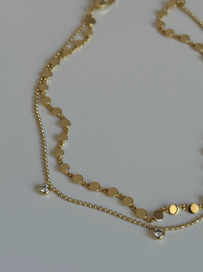 Gold Rengi Yuvarlak Zincir Kadın Halhal