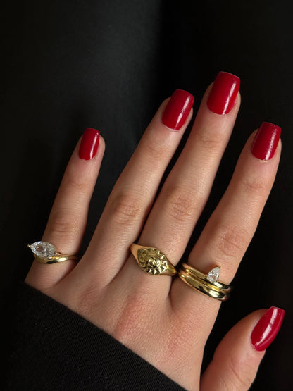 Gold Rengi Güneş Model Kadın Yüzük