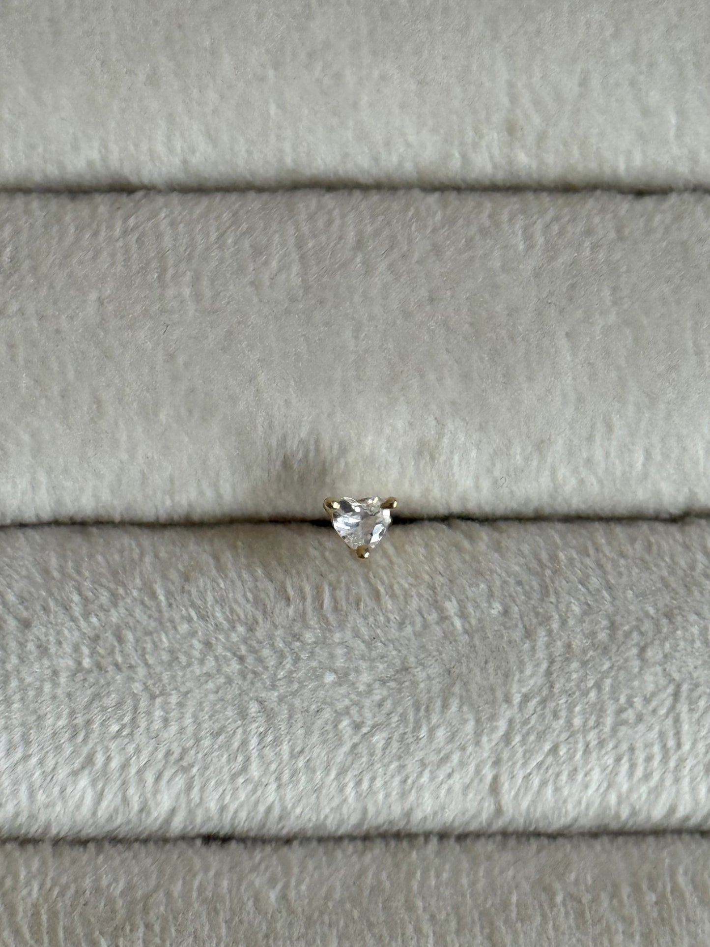Gold Rengi 925 Ayar Gümüş Piercing