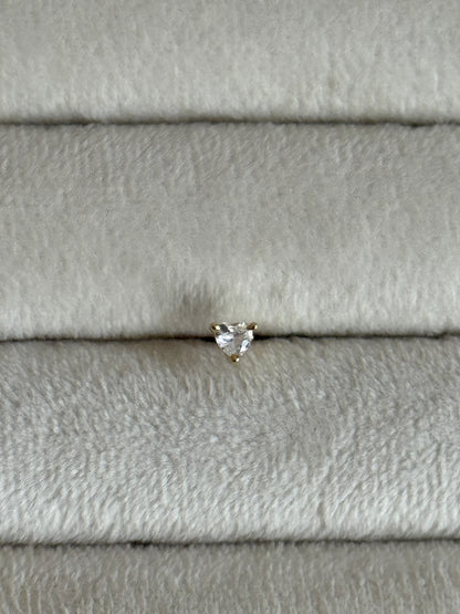 Gold Rengi 925 Ayar Gümüş Piercing