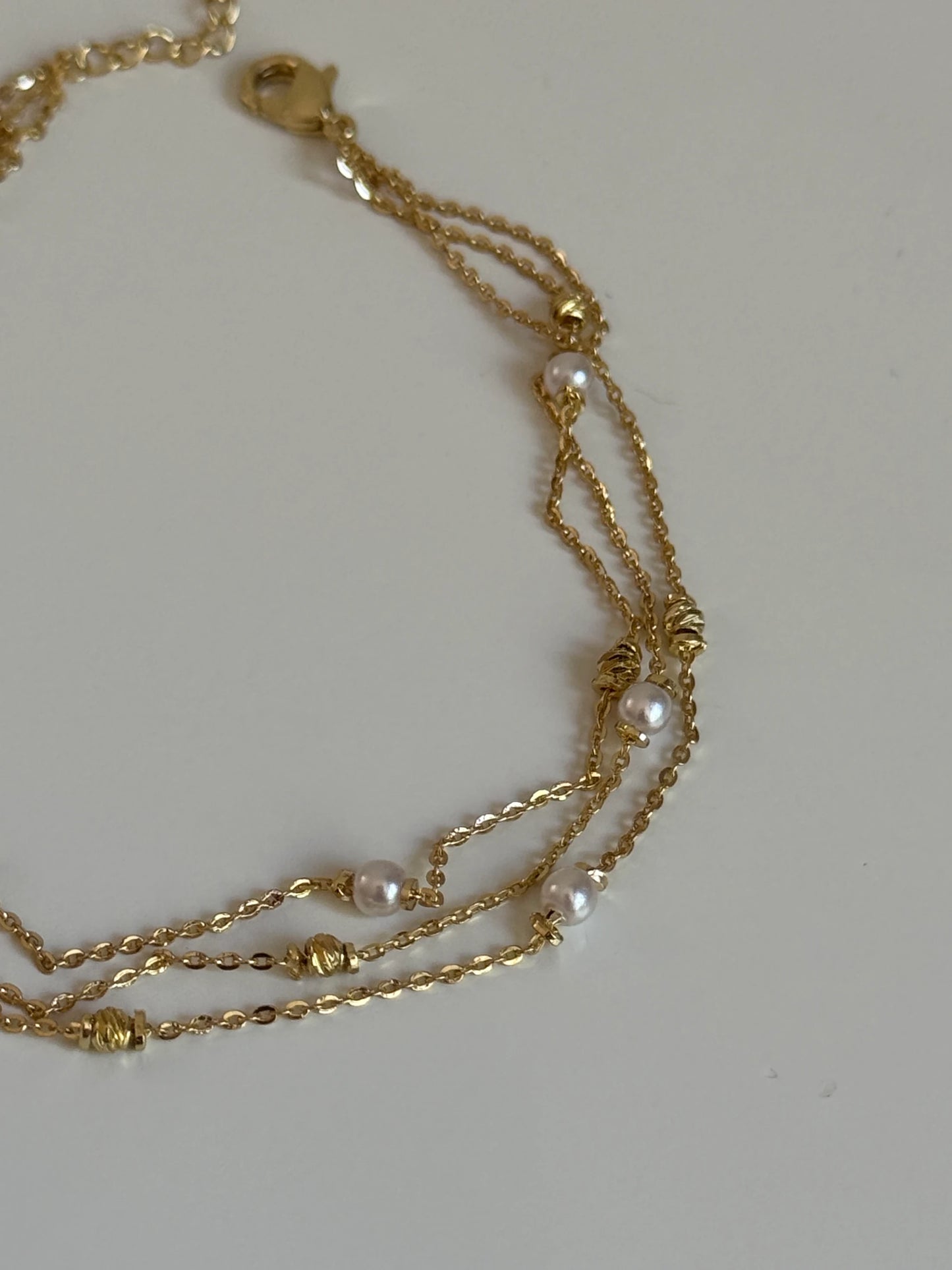 Gold Rengi İnci Model Kadın Halhal