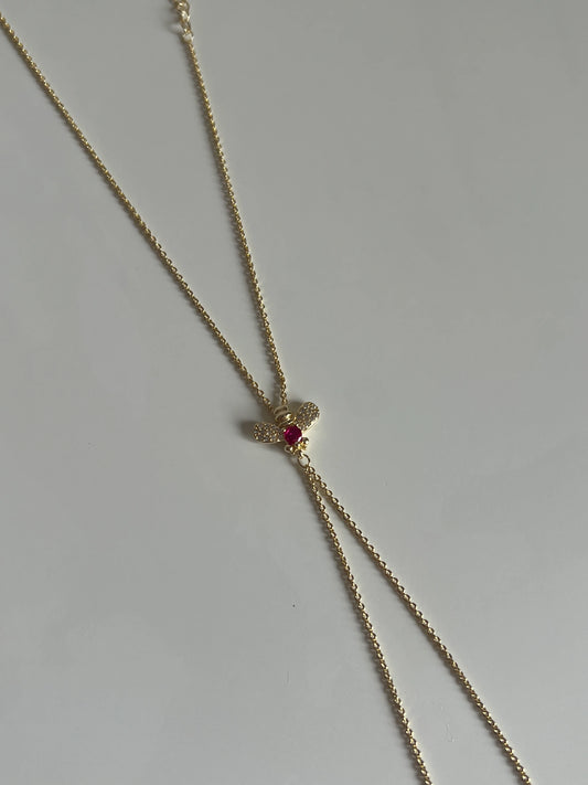 Gold Rengi Pembe Taşlı Kadın Şahmeran