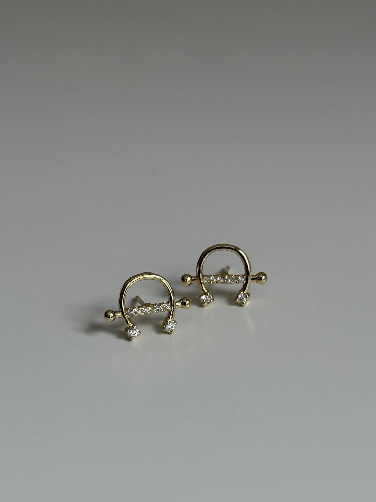Gold Rengi Oval Model Kadın Küpe