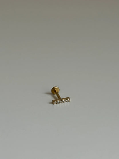 GoldRengi Şerit Model Çelik Piercing