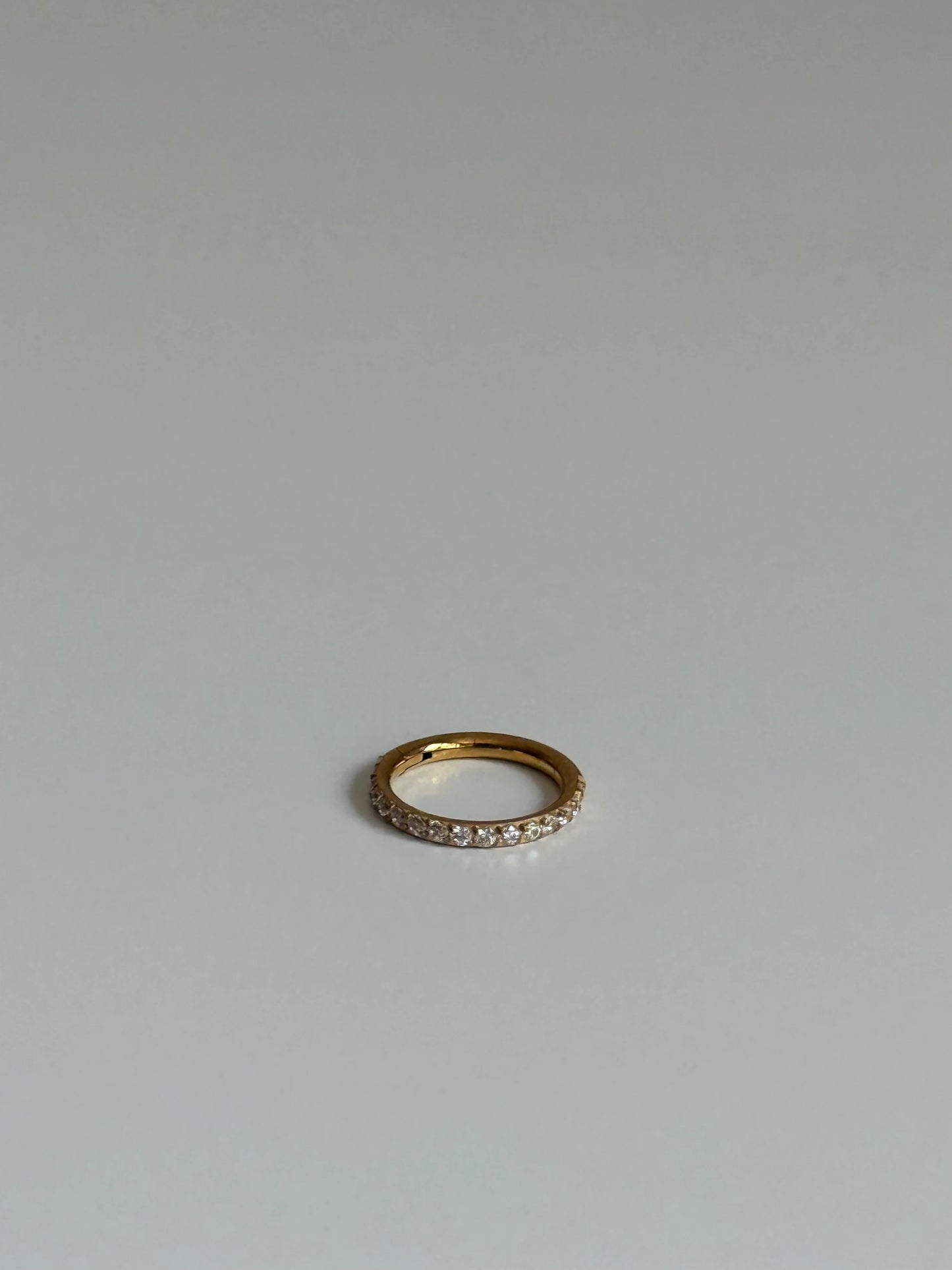 Gold Rengi Halka Model Çelik Piercing
