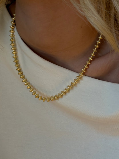 Gold  Rengi Top Top Model Kadın Kolye
